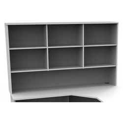 HUTCH 1800Wx1070H GREY D315 c/w 6 Shelves