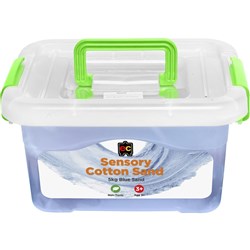 EC Sensory Cotton Sand 5KG Tub Blue