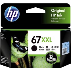 HP 67XXL 3YM59AA Ink Cartridge Super High Yield Black