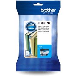 Brother LC-3337C Ink Cartridge High Yield Cyan