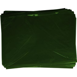 Rainbow Cellophane 750mm x 1m Dark Green Pack Of 25