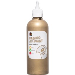 EC Fabric And Craft Paint 500ml Gold