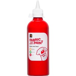 EC Fabric And Craft Paint 500ml Red