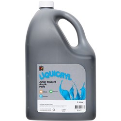 EC Liquicryl Paint 5 Litres Brilliant Black