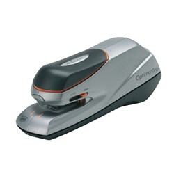 Rexel Optima Grip Electric Stapler 20 Sheet Capacity Silver And Black