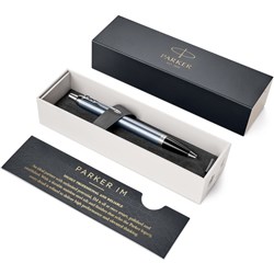 PARKER PEN BP CHROME BLUE/GREY